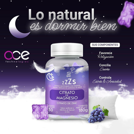 Gomitas Para Dormir De Citrato De Magnesio