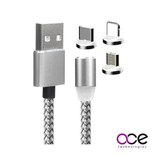 Combo Cable Cargador Magnético