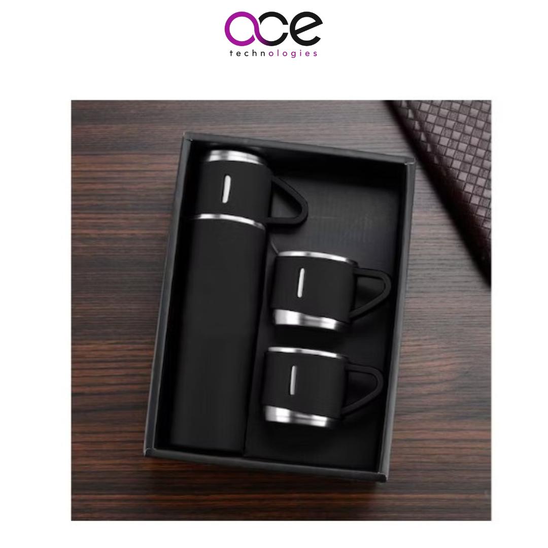 Termo Premium con 3 Tapas Multifuncionales