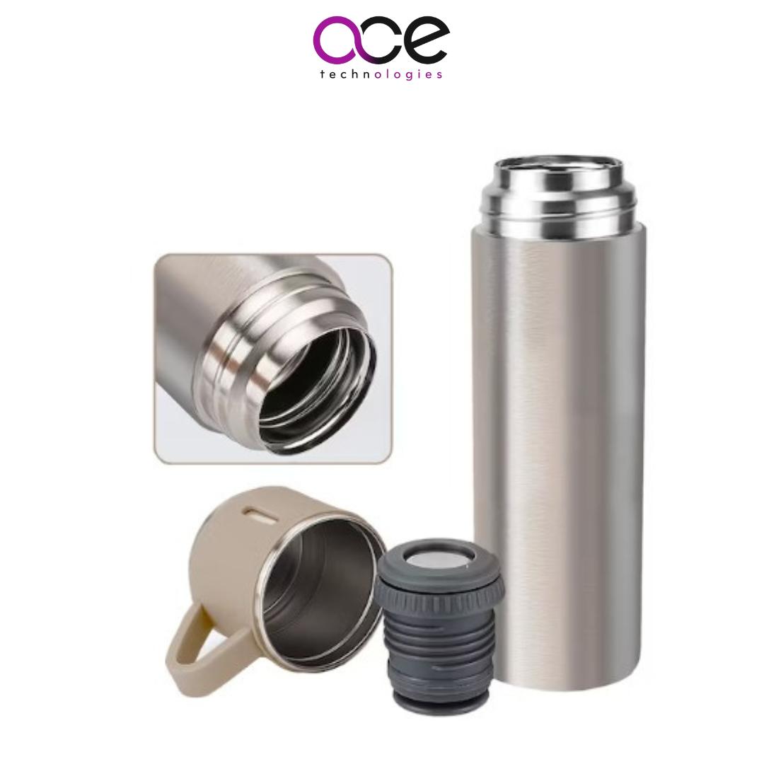 Termo Premium con 3 Tapas Multifuncionales