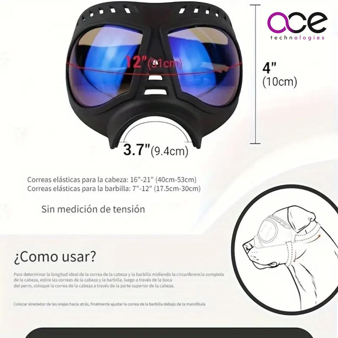 Gafas Protectoras Para Mascota Con Estuche