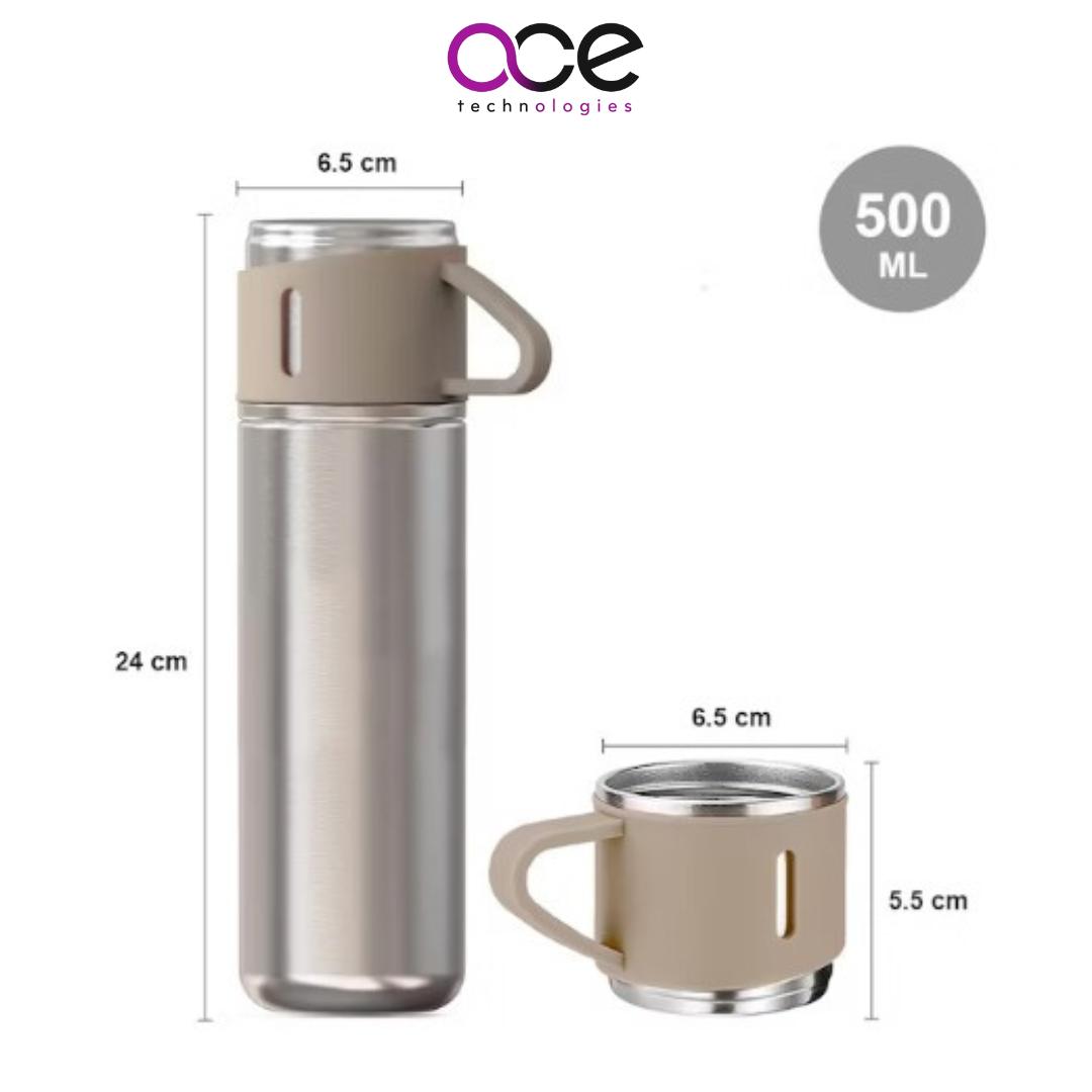 Termo Premium con 3 Tapas Multifuncionales